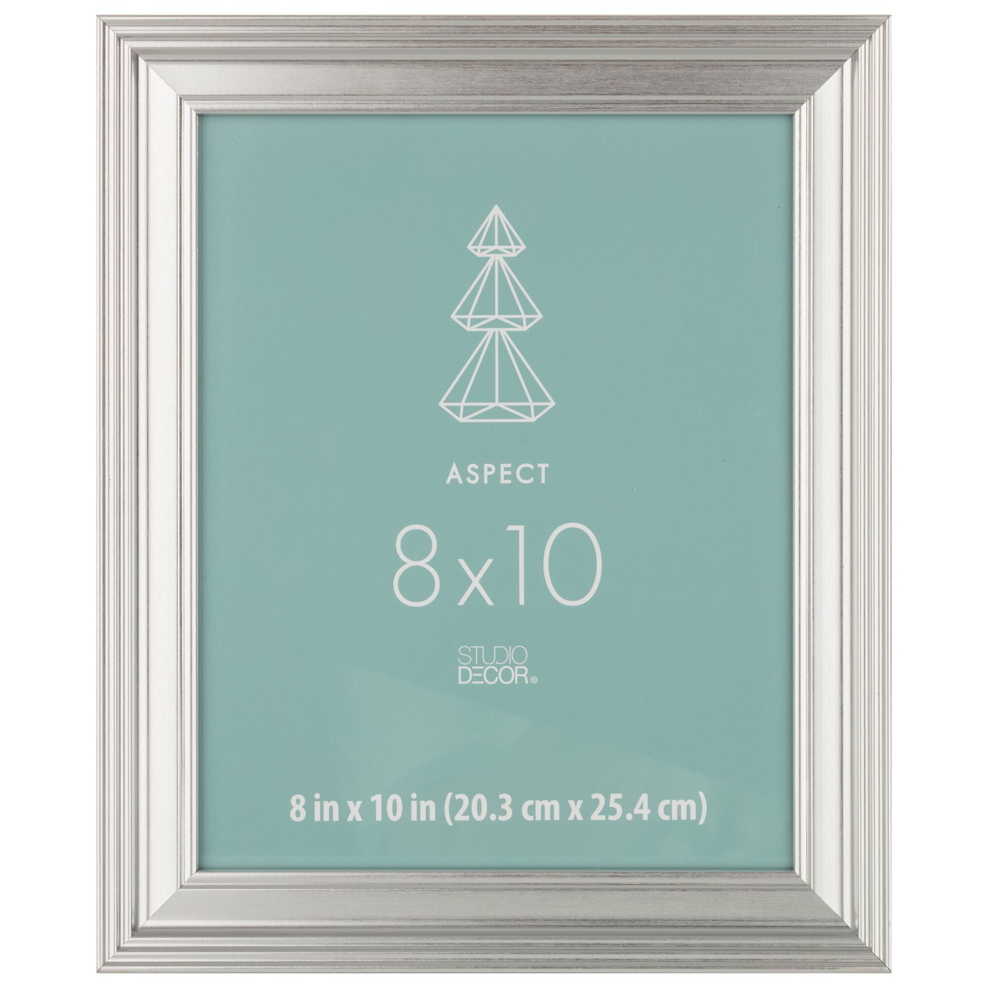 Silver Wide 8" x 10" Frame, Aspect by Studio Décor®